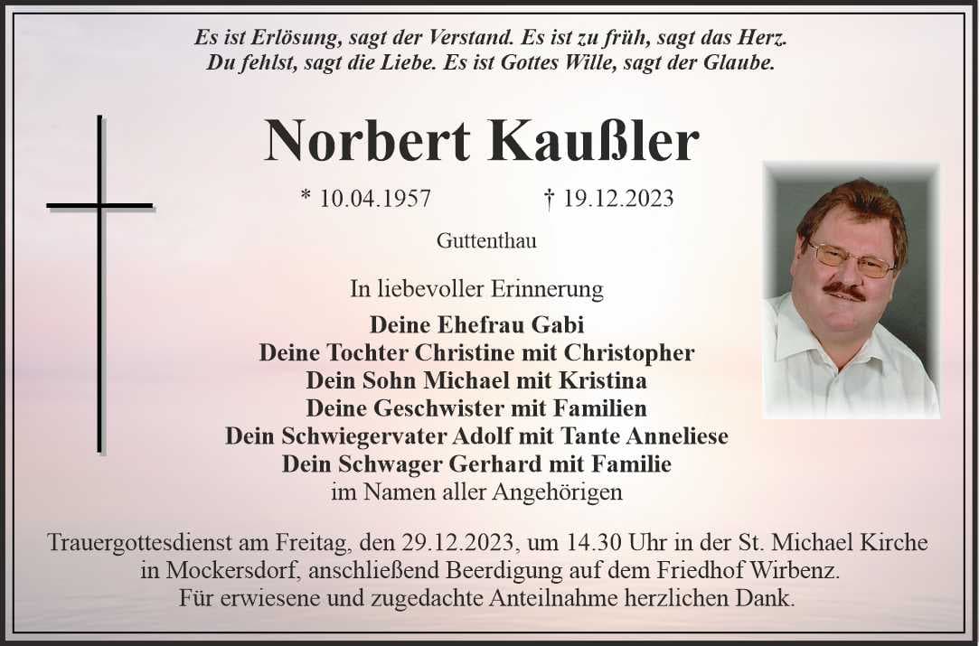 Herr Norbert Kaußler