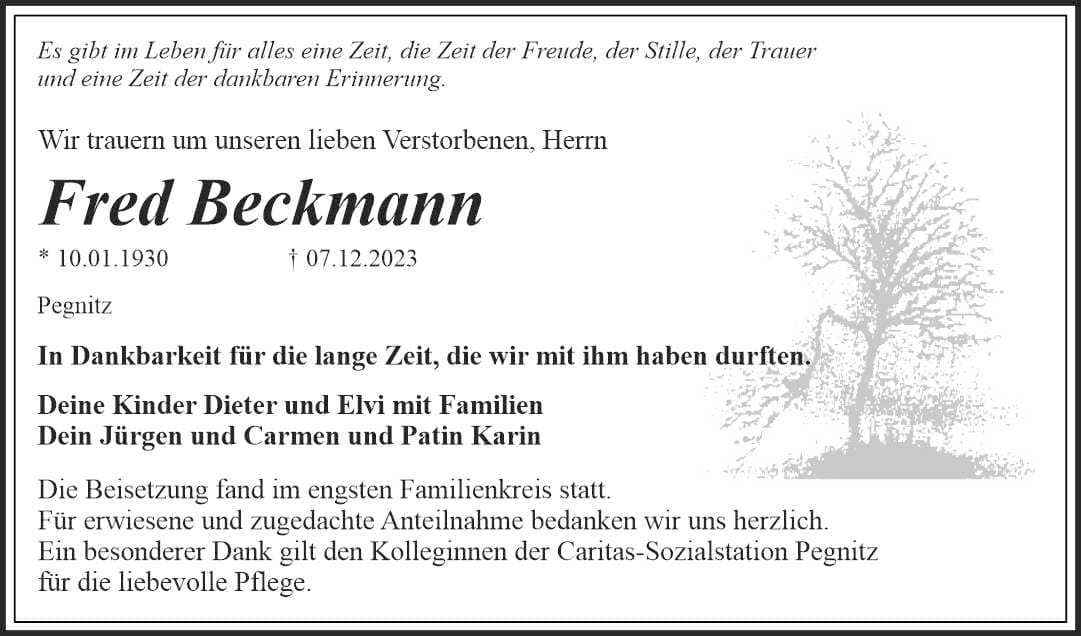 Herr Fred Beckmann