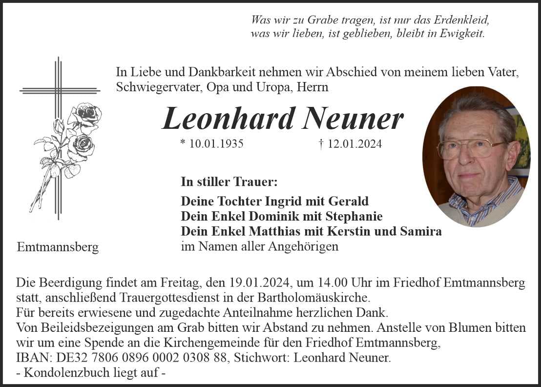 Herr Leonhard Neuner