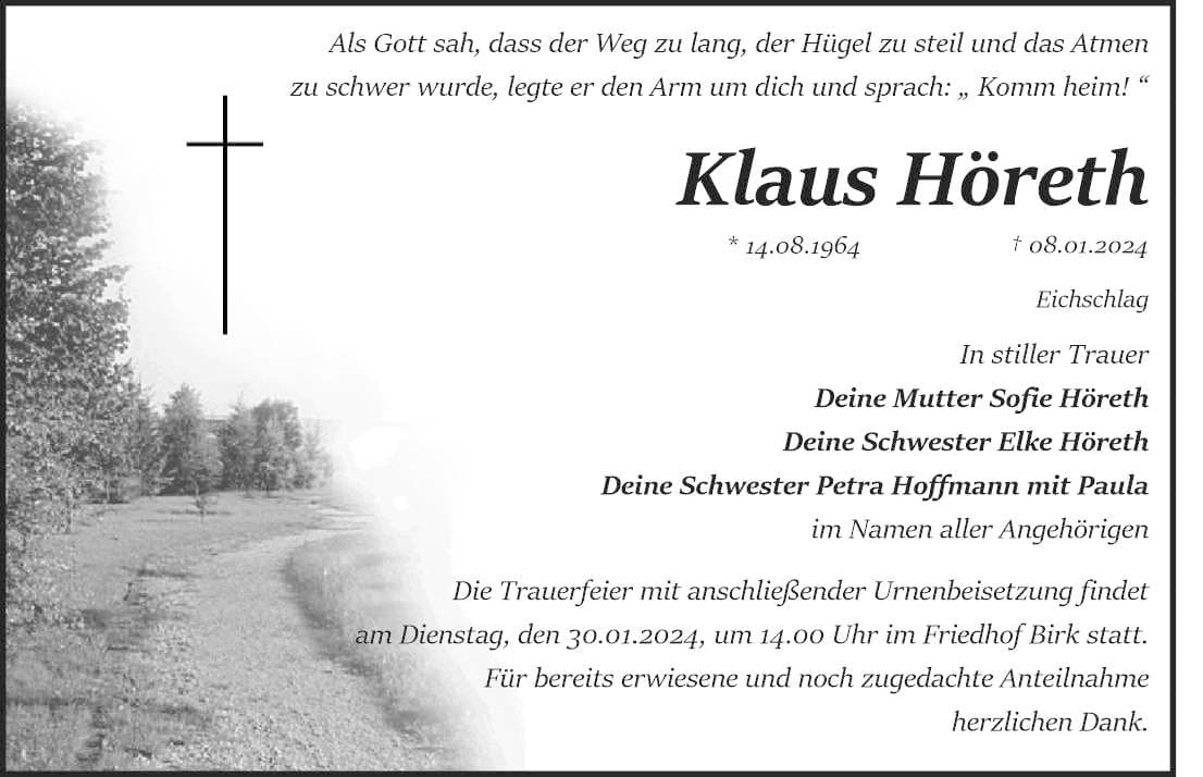 Herr Klaus Höreth