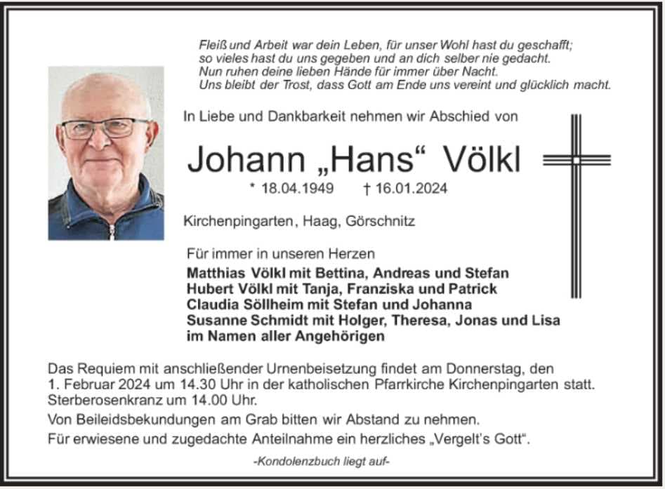 Herr Johann Völkl