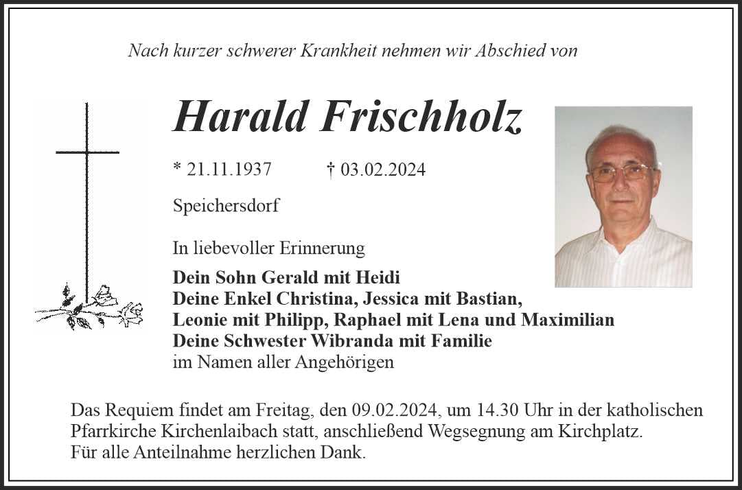Herr Harald Frischholz