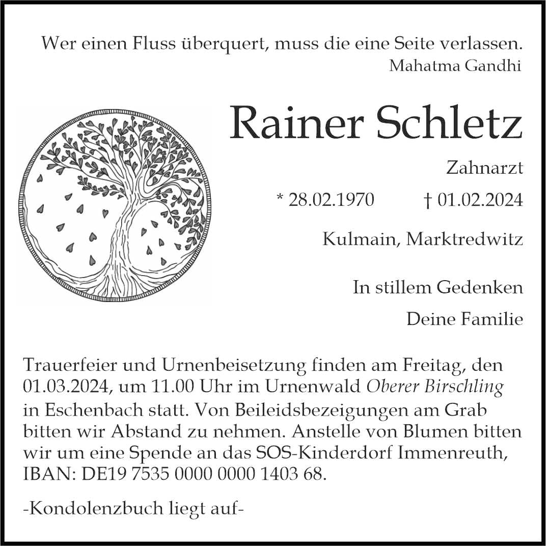 Herr Rainer Schletz