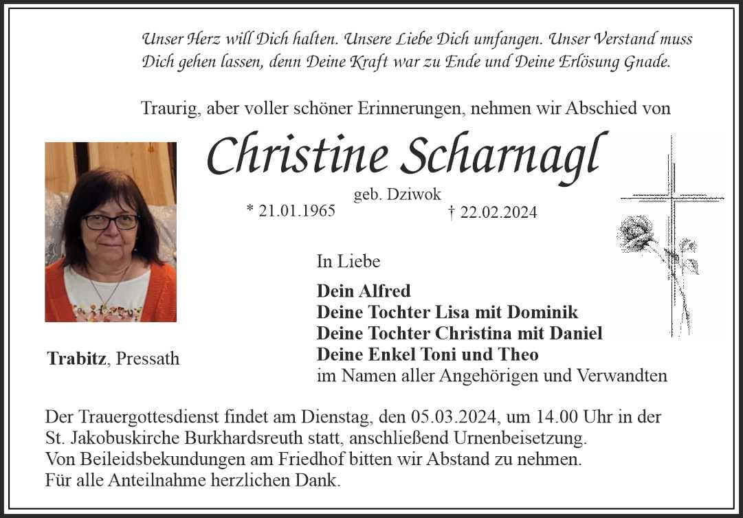 Frau Christine Scharnagl