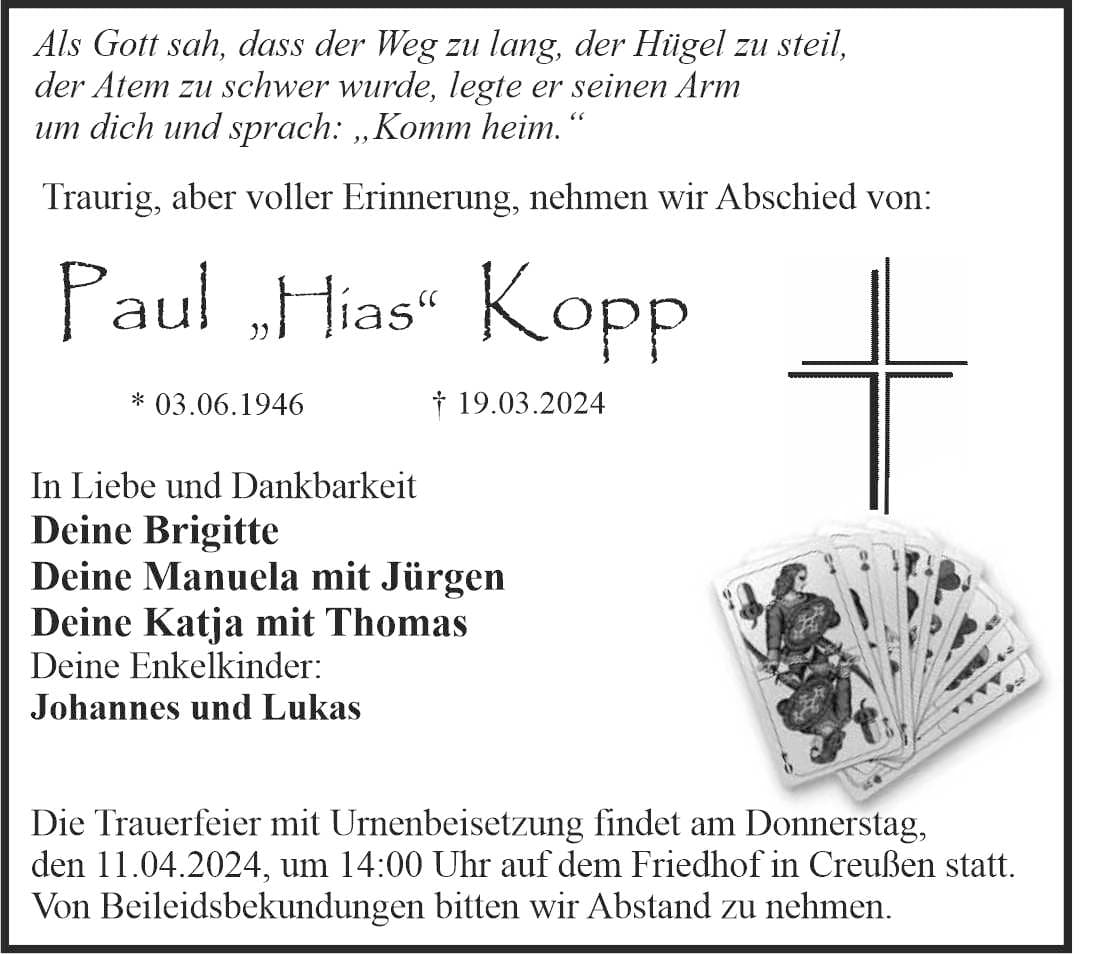 Herr Paul Kopp