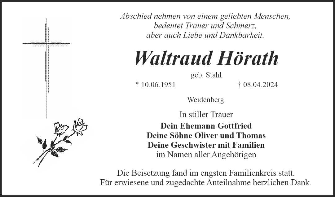Frau Waltraud Hörath