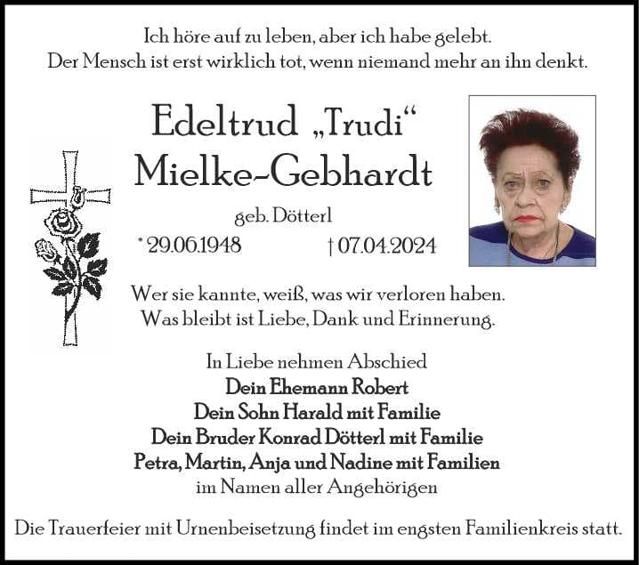 Frau Edeltrud Mielke-Gebhardt