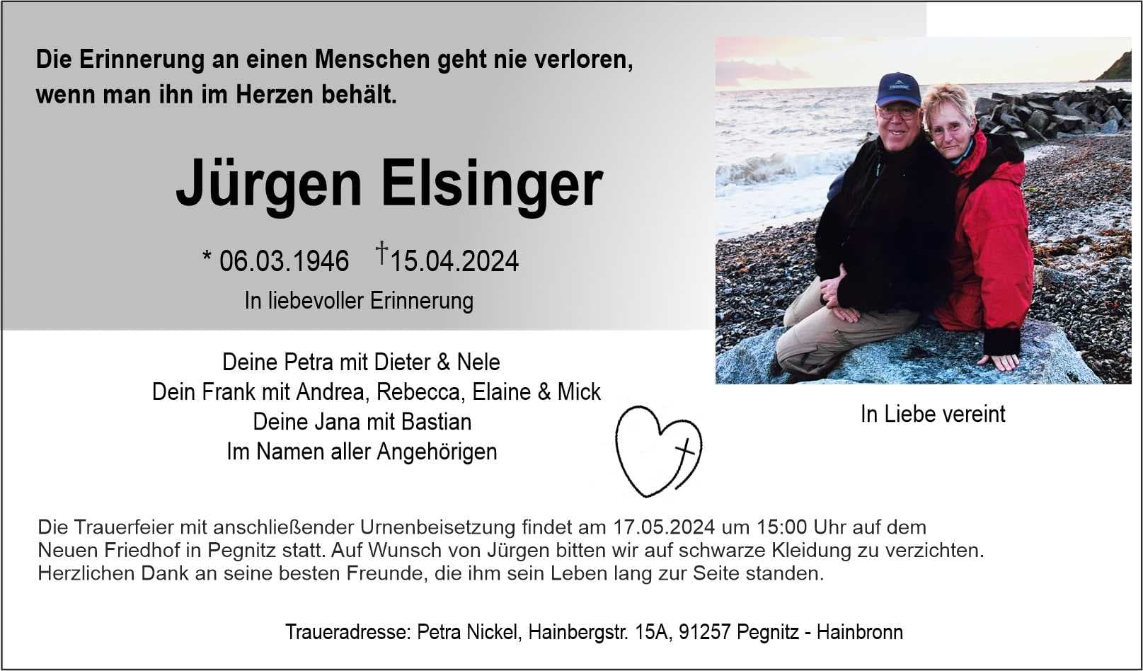 Herr Jürgen Elsinger
