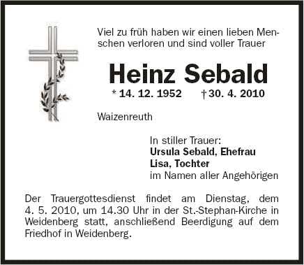 Herr Heinz Sebald