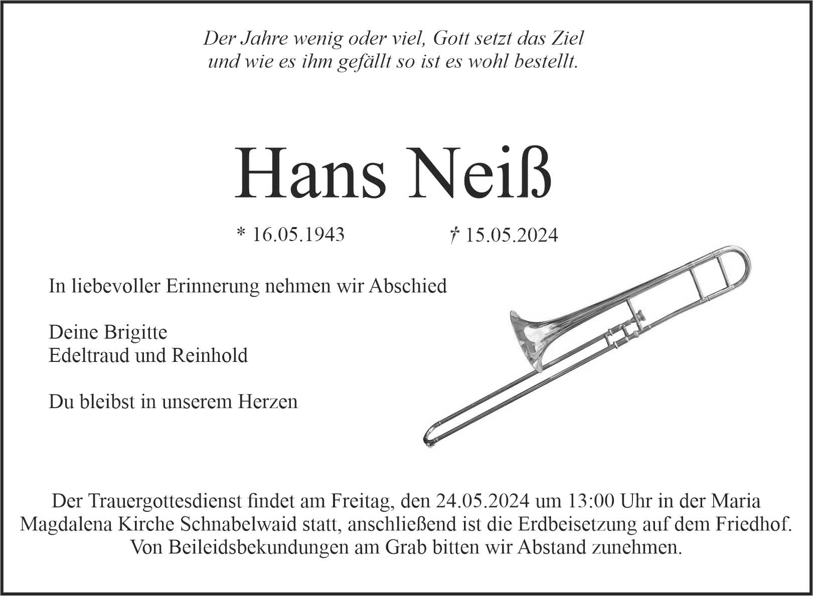 Herr Hans Neiß
