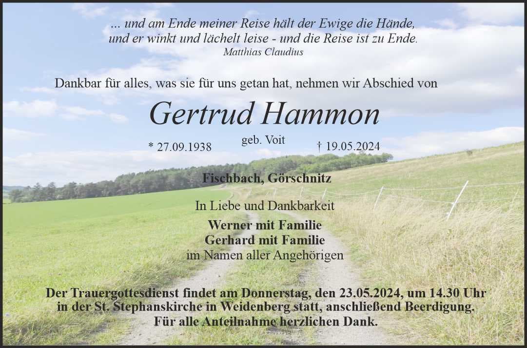 Frau Gertrud Hammon