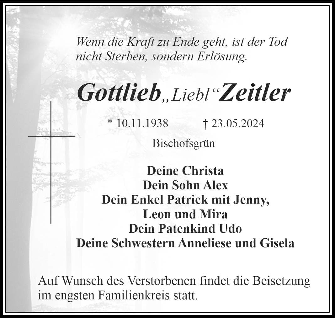 Herr Gottlieb Zeitler