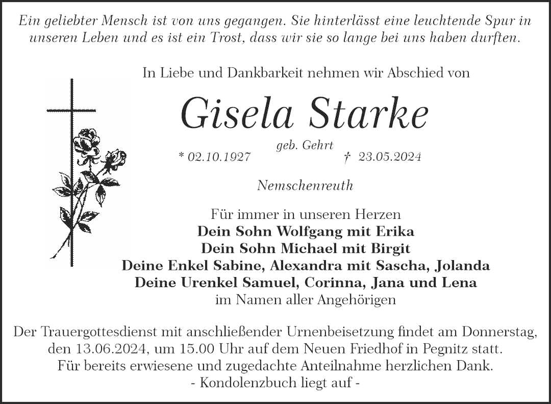 Frau Gisela Starke