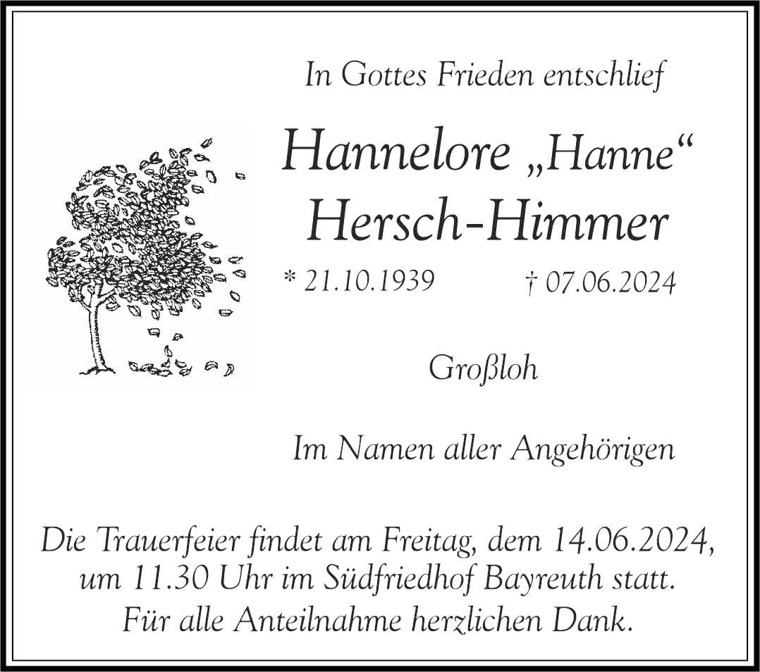 Frau Hannelore Hersch-Himmer