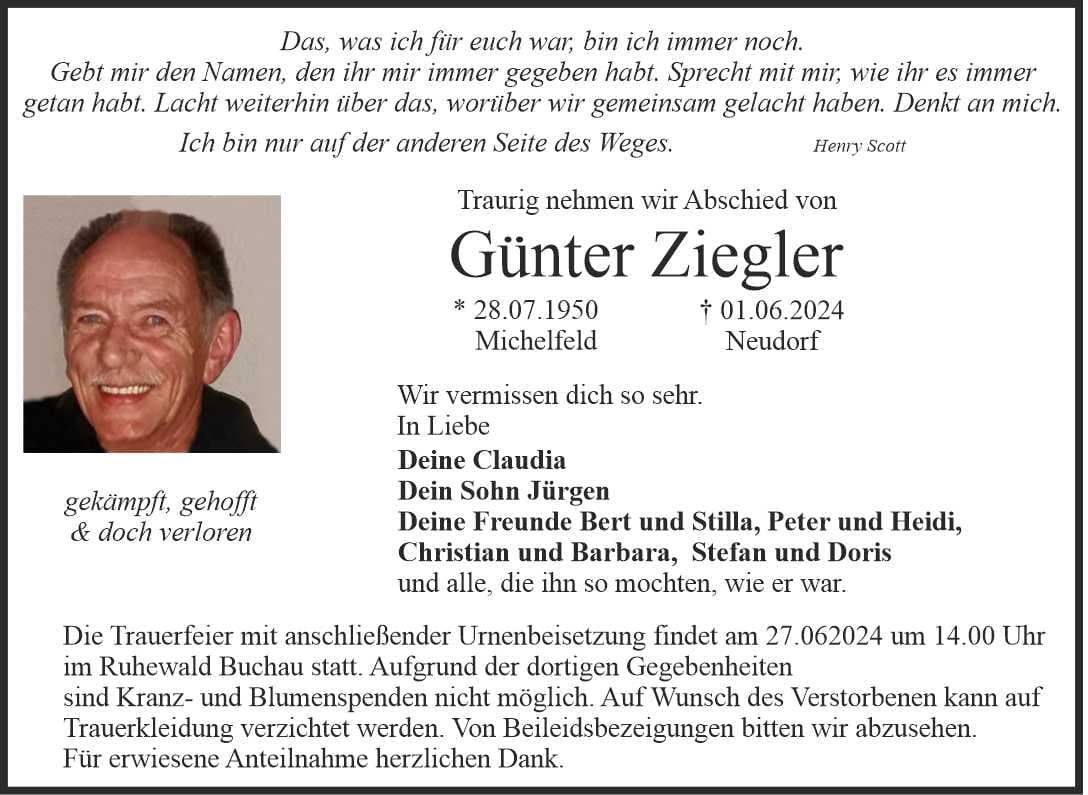 Herr Günter Ziegler