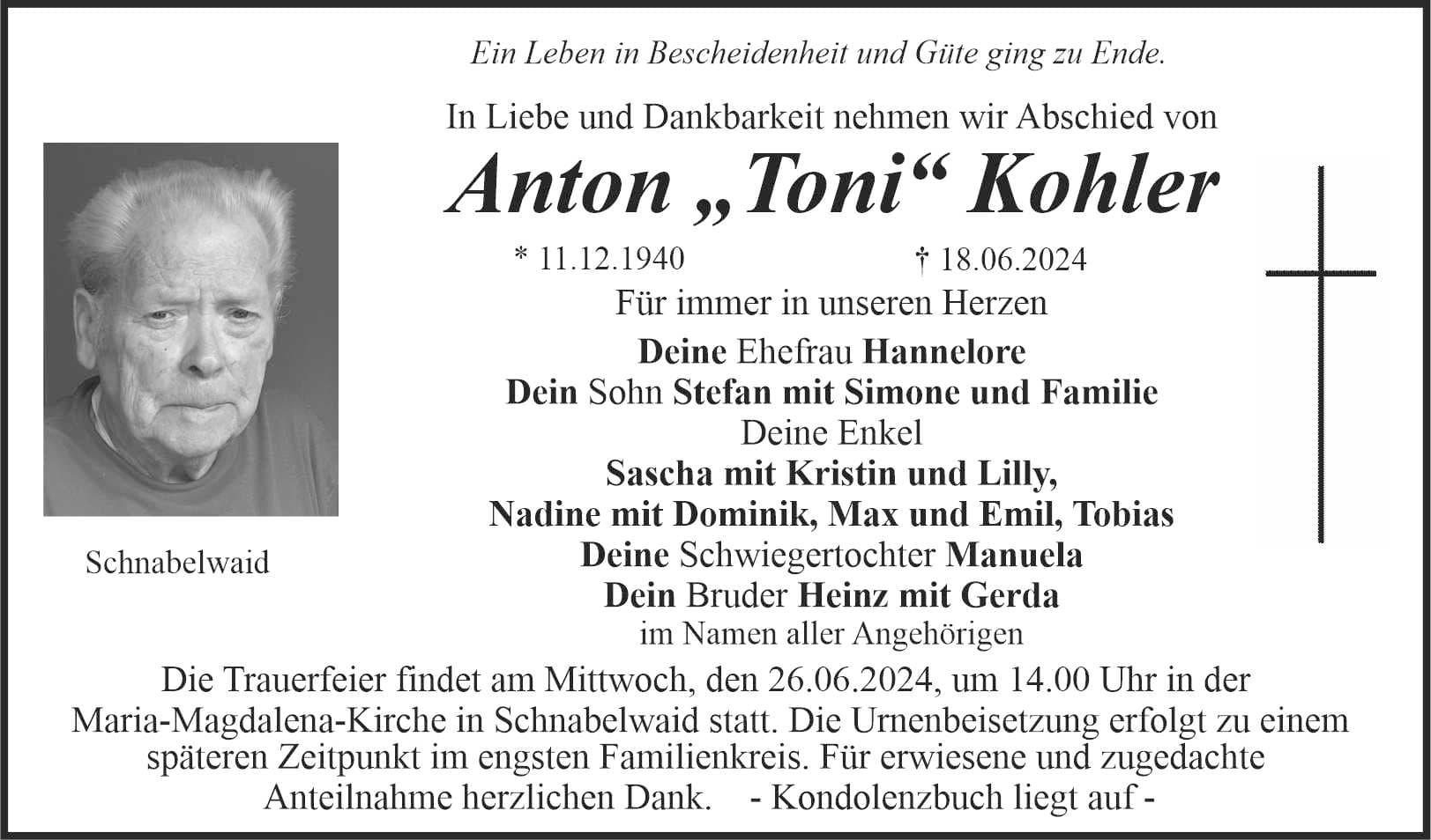 Herr Anton Kohler