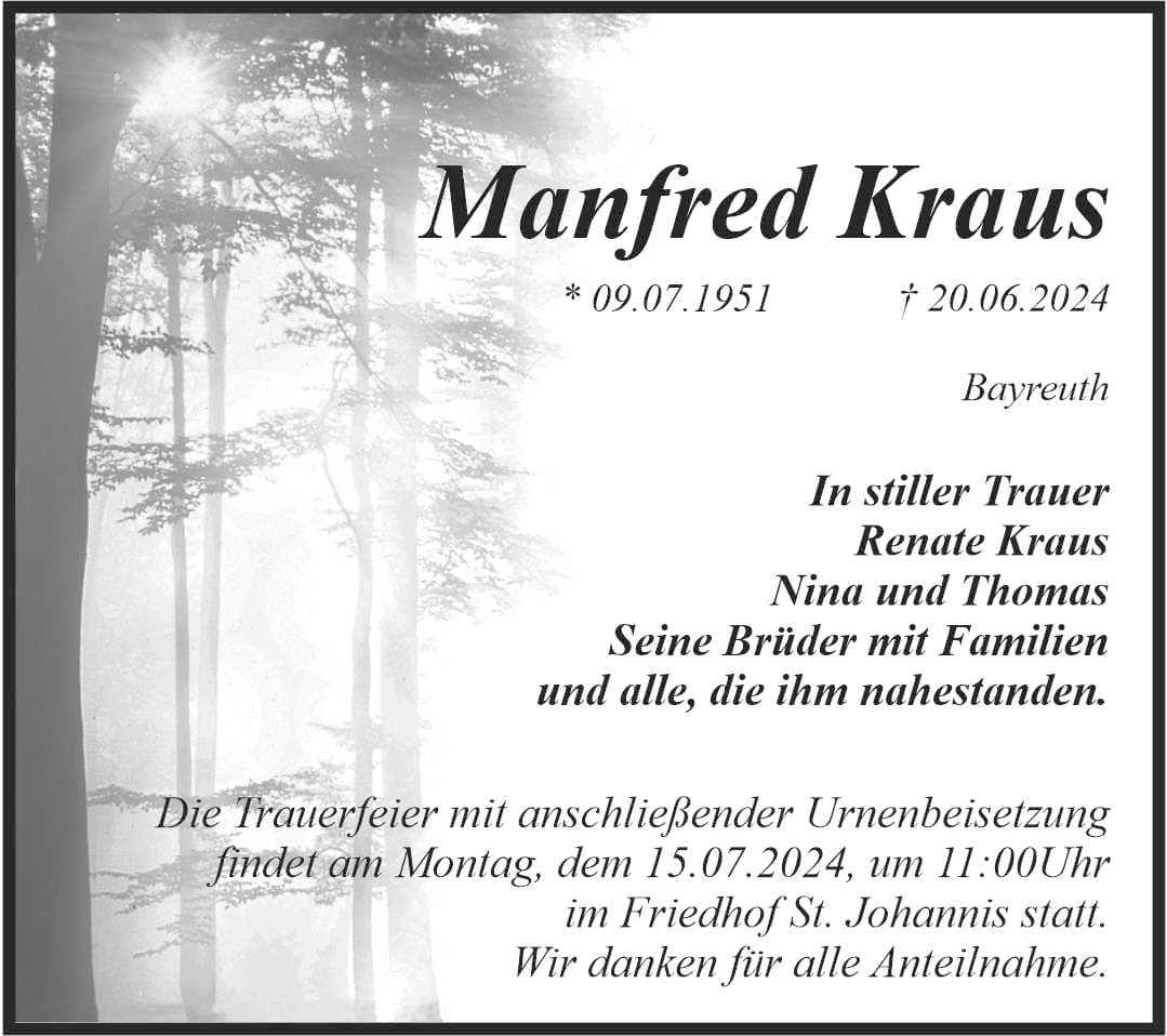 Herr Manfred Kraus