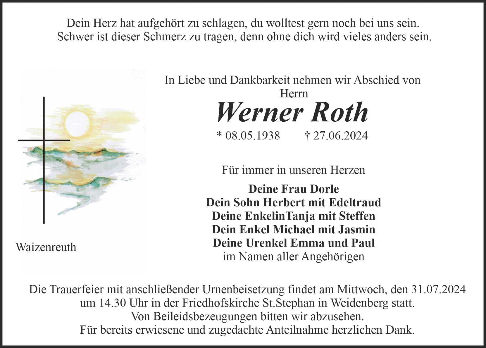 Herr Werner Roth