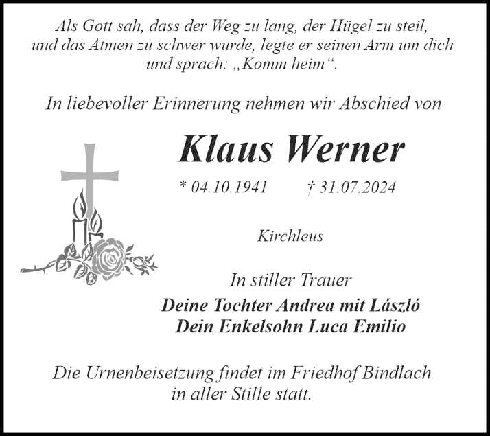 Herr Klaus Werner