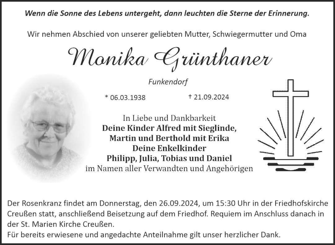 Frau Monika Grünthaner