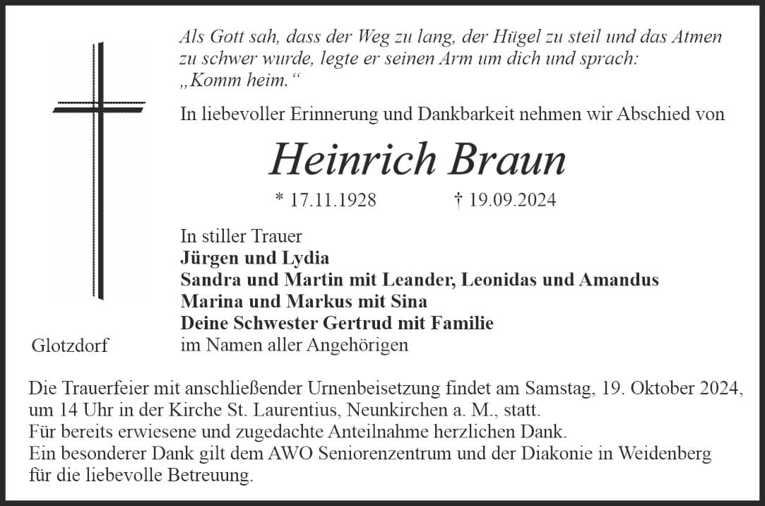 Herr Heinrich Braun