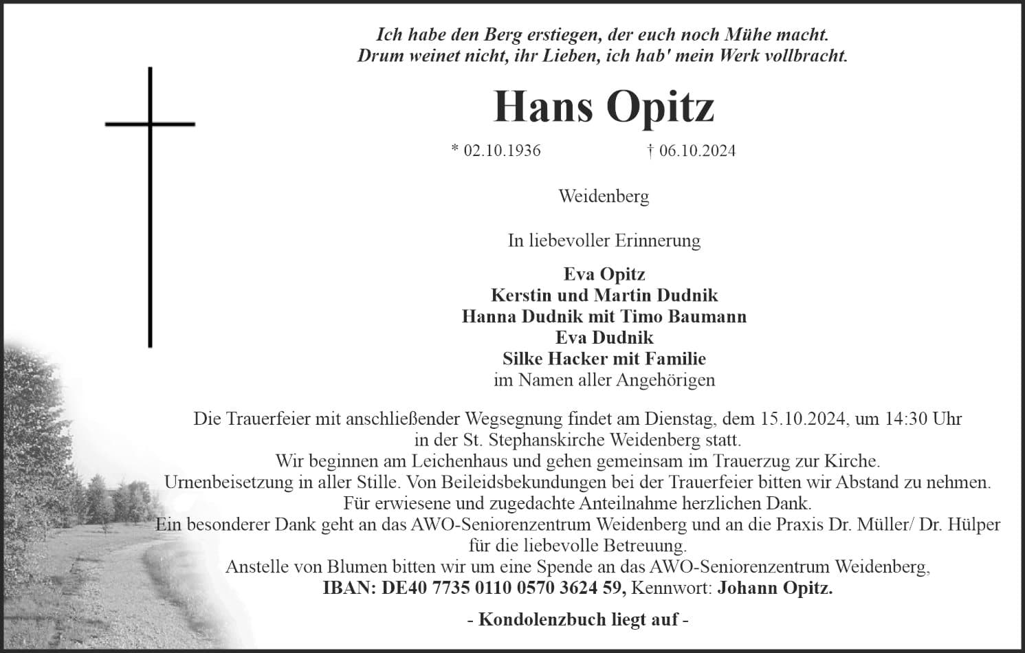 Herr Johann Opitz
