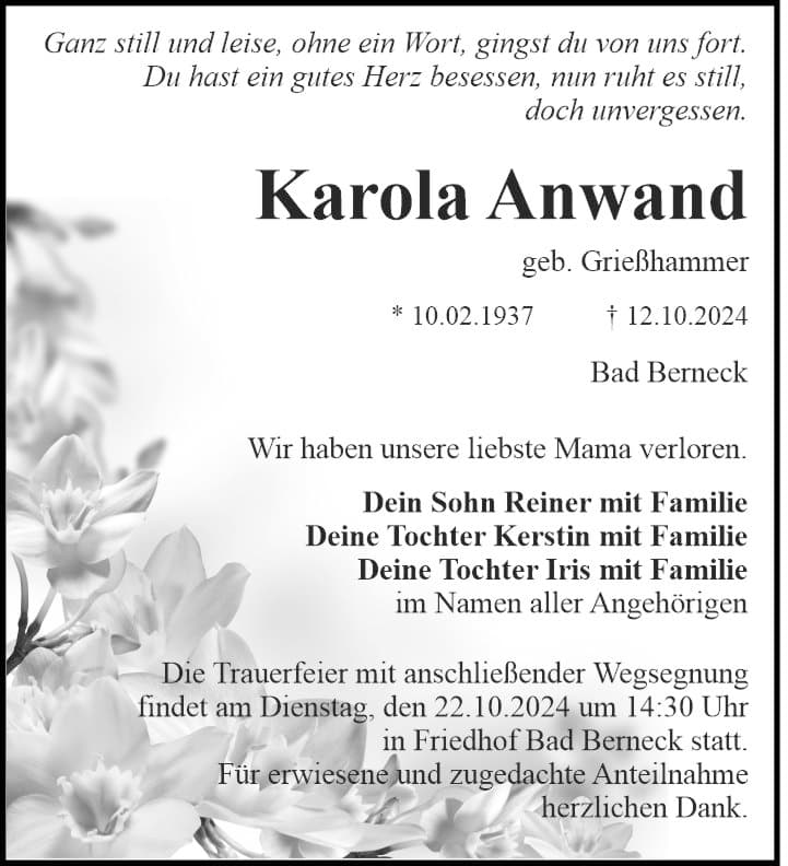 Frau Karola Anwand