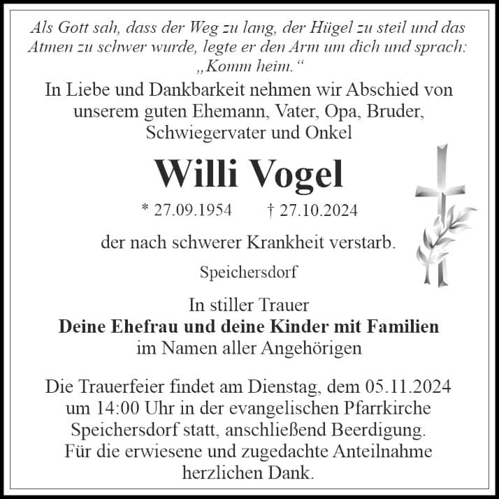 Herr Willi Vogel