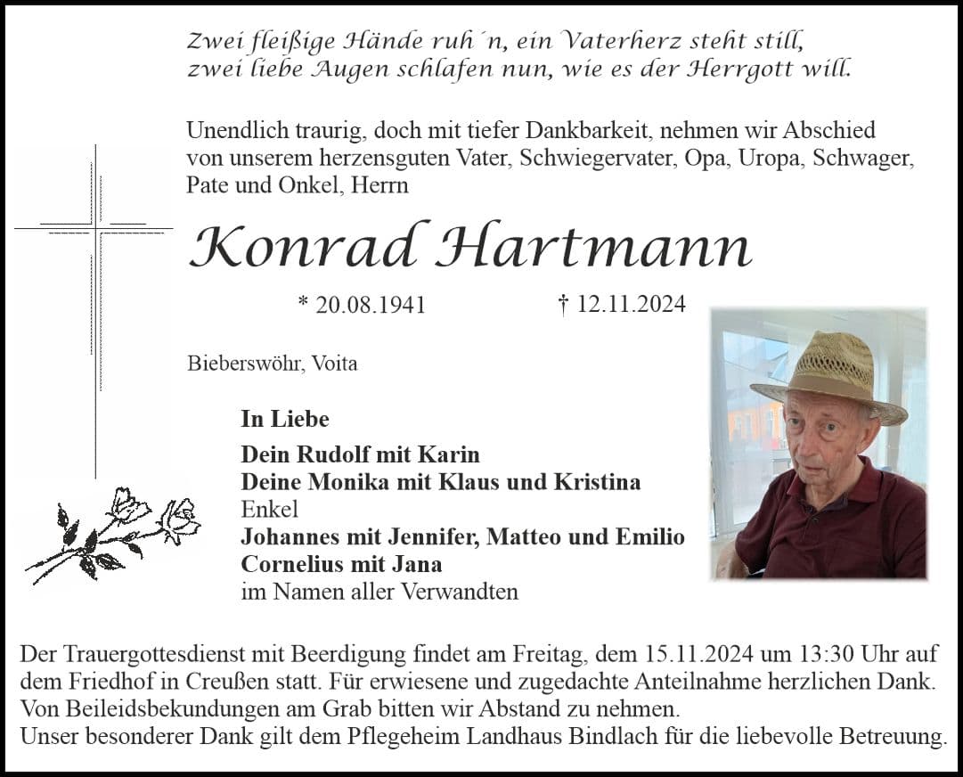 Herr Konrad Hartmann