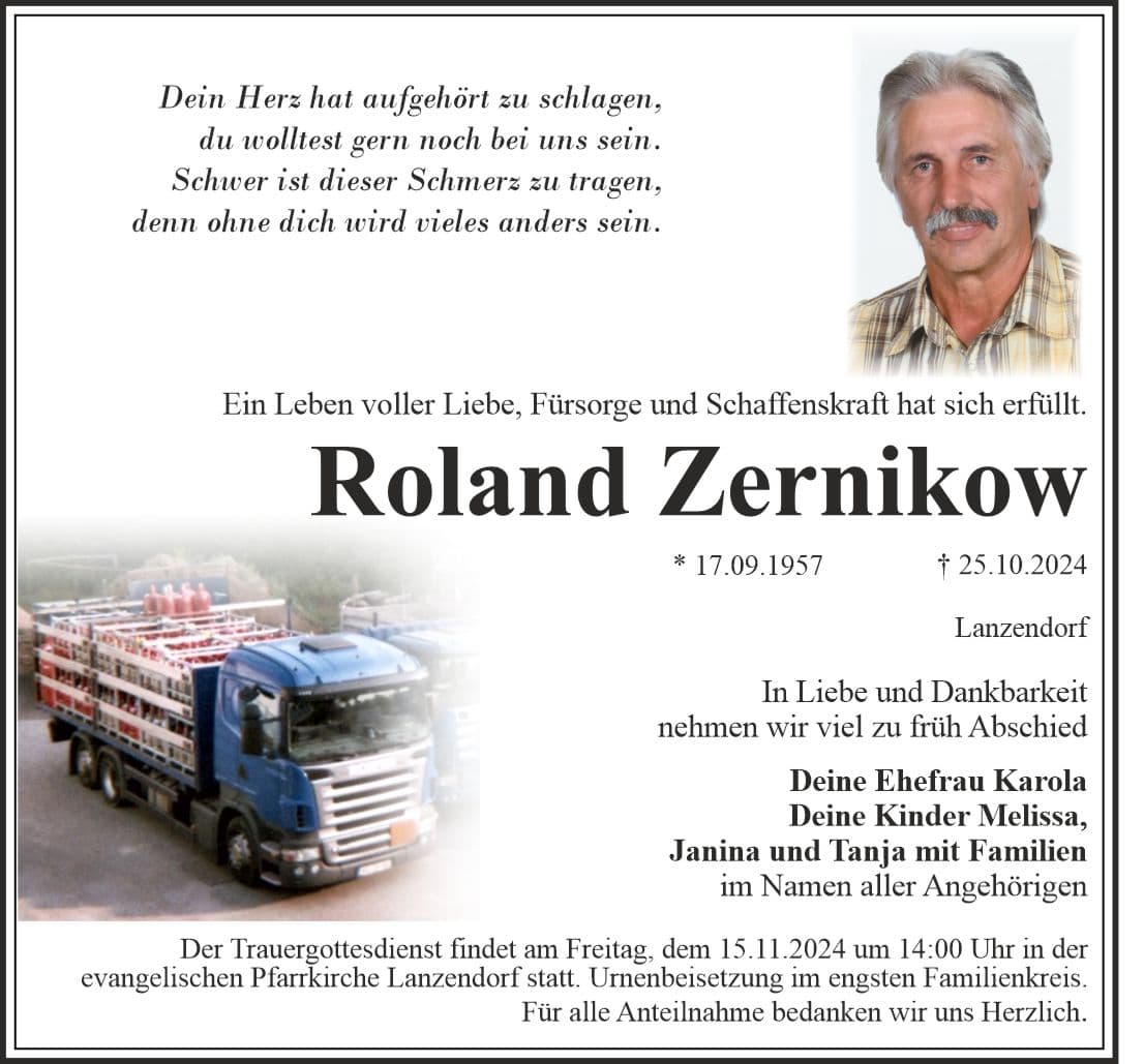 Herr Roland Zernikow