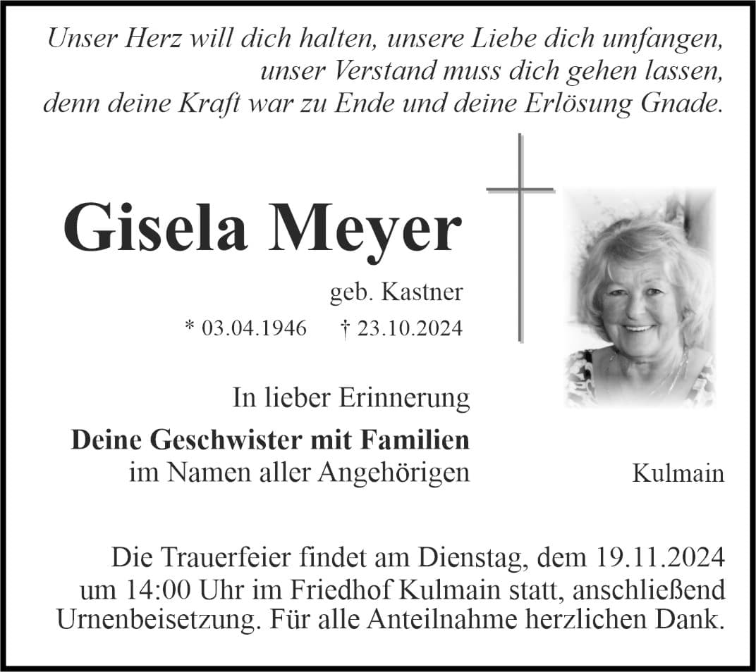 Frau Gisela Meyer