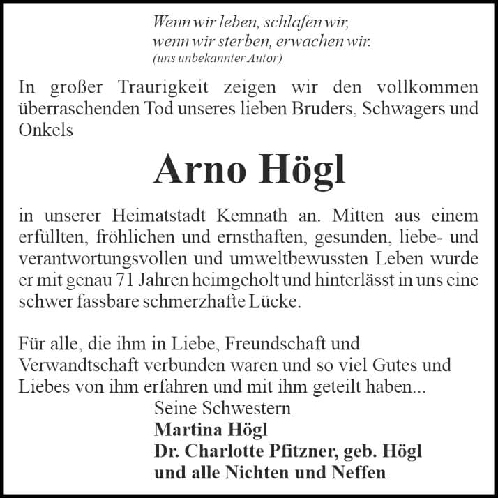 Herr Arno Högl