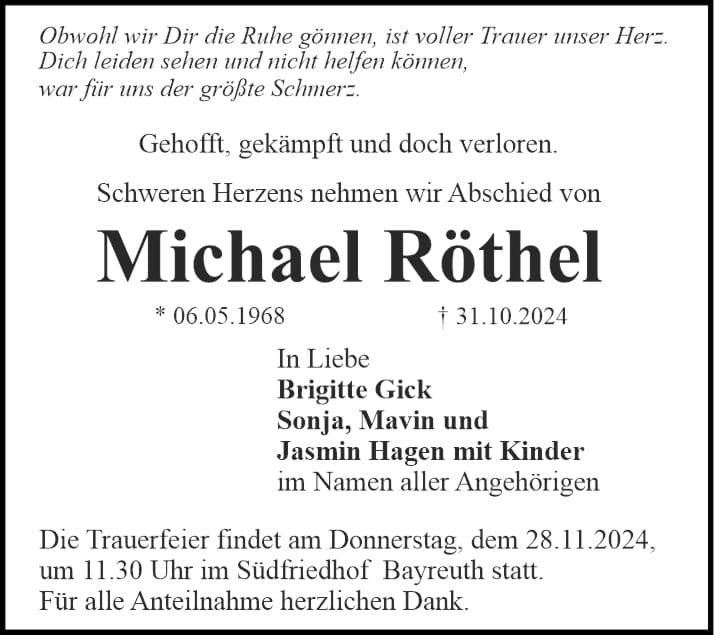 Herr Michael Röthel
