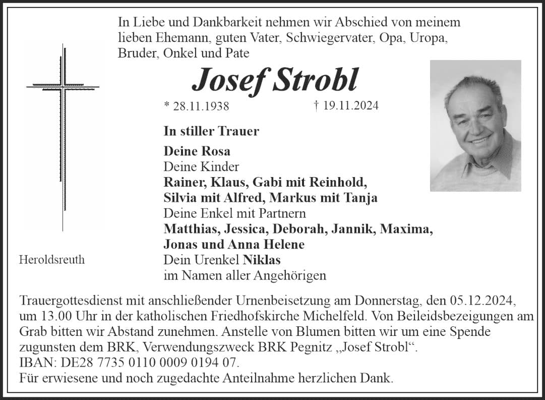 Herr Josef Strobl