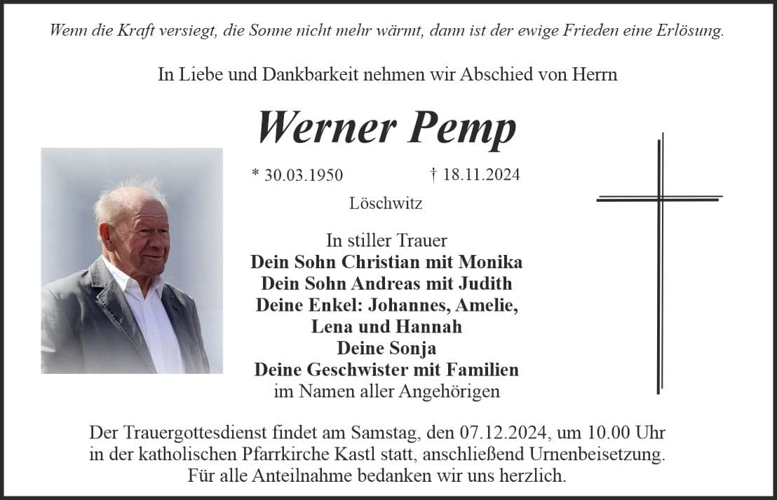 Herr Werner Pemp