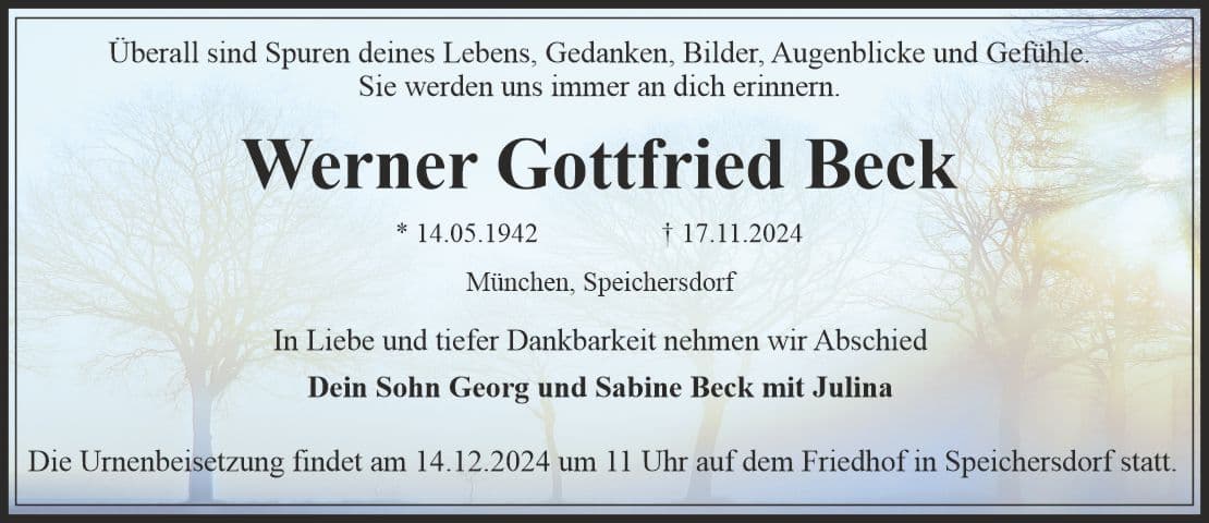 Herr Werner Beck
