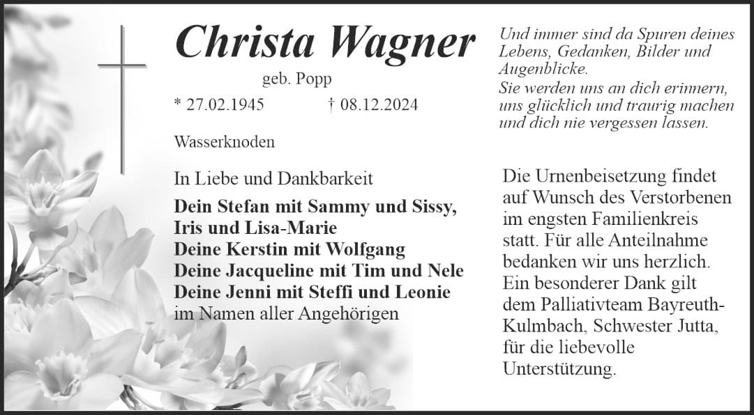 Frau Christa Wagner