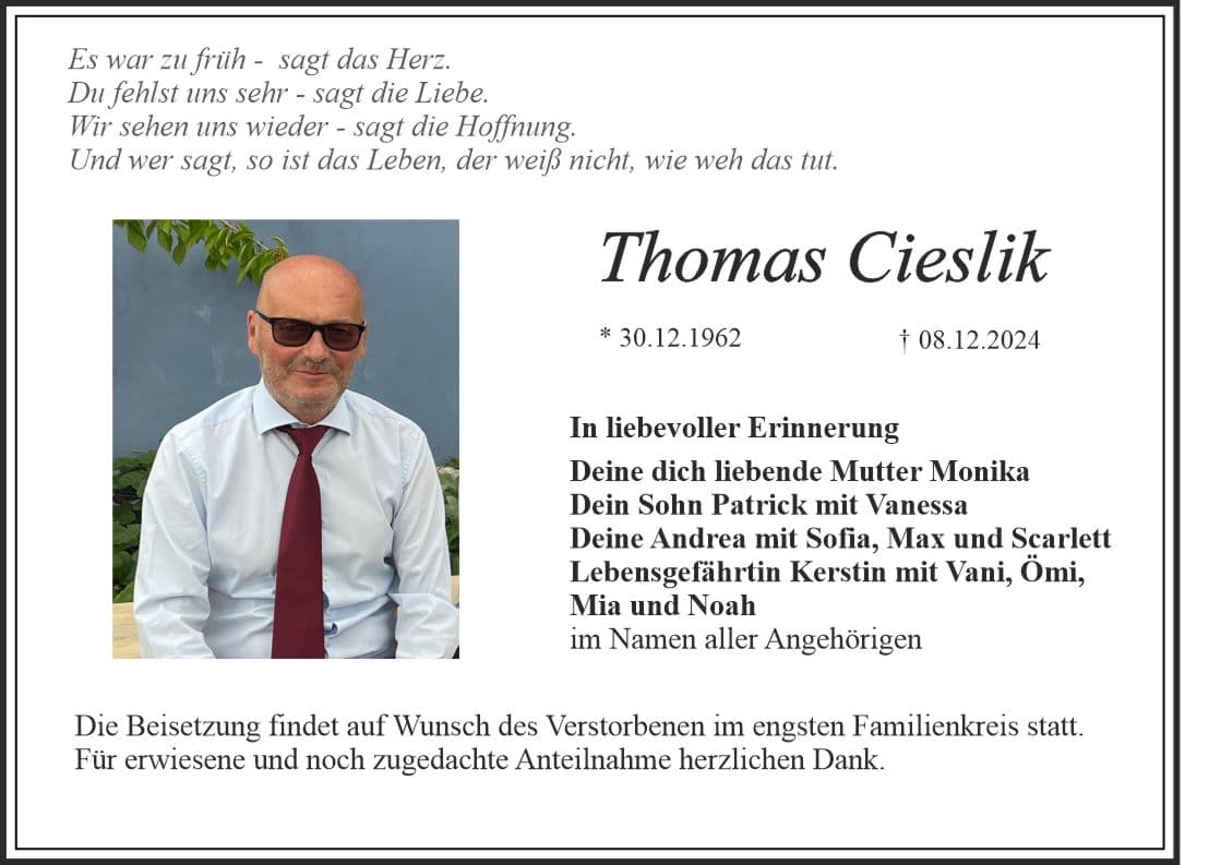 Herr Thomas Cieslik