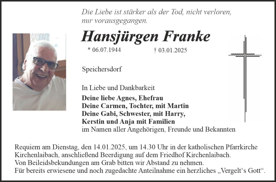 Herr Hansjürgen Franke