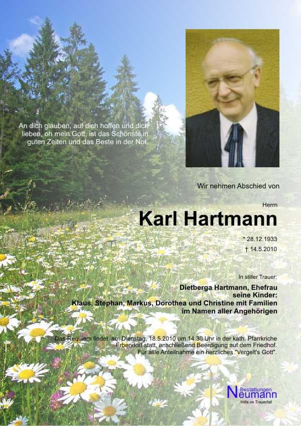 Herr Karl Hartmann